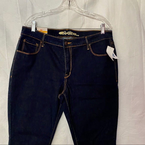 Old Navy Rockstar mid rise Dark wash jeans Size 16 - Picture 2 of 12